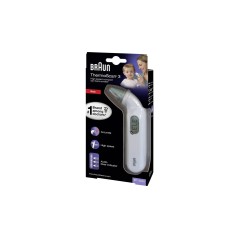 BRAUN IRT 3030 Thermometer - Fast & Accurate Fever Detection for the Whole Family | 4022167330307